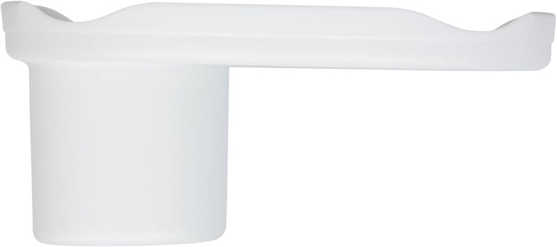 ROBOCUP Plate Accessory, in All 12 Colors, Conveniently Holds Your Food, Snacks, Drinks | Multi-Use Hands Free Project Work Station, Ruggedized Portable Design, Diameter of 8.5"/21.6 CM (White) - Image 3